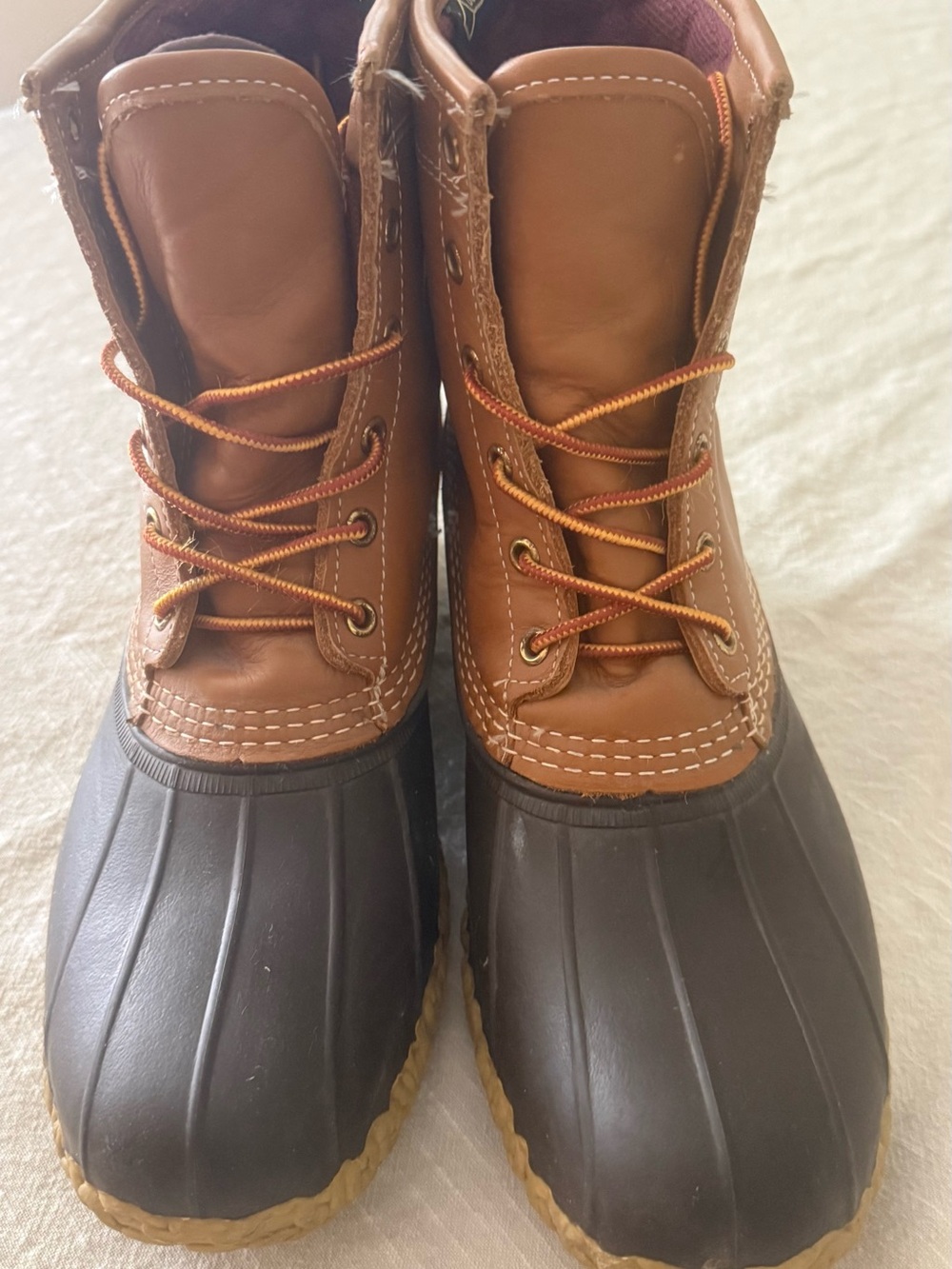L.L. Bean Brown and Black Men’s Duck Boots size 9 mens